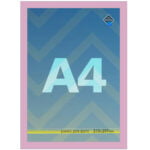 Рамка для фото А4 фотографій зі склом Рожева пастель