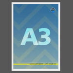 Рамка А3 біла зі склом купити 297 на 420 білого кольору для фото формат А3