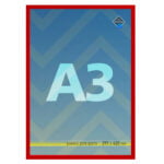 Рамка А3 зі склом Червона для фото постера настінна пластикова фоторамка вішати на стіну 297*420мм рамки.укр