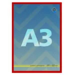 Рамка А3 зі склом Червона для фото постера настінна пластикова фоторамка вішати на стіну 297*420мм рамки.укр